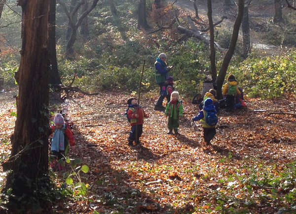 Into The Woods outdoor nursery